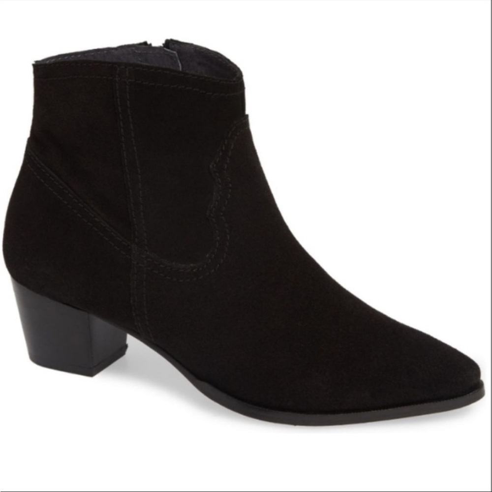 Seychelles Black Suede Ankle Boots